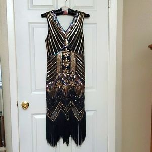 1920s Flapper Costume Dress